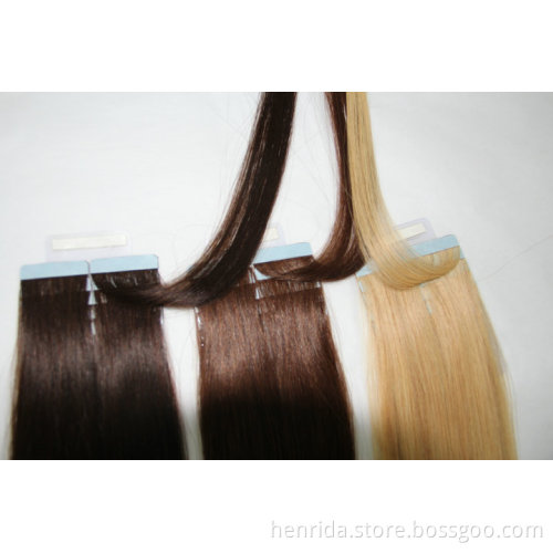 Fashion Style Double Tape Hair Extension, 100% Remy Indian Human Hairtape on Hair Extension, Virgin Brazilian Remy Hair